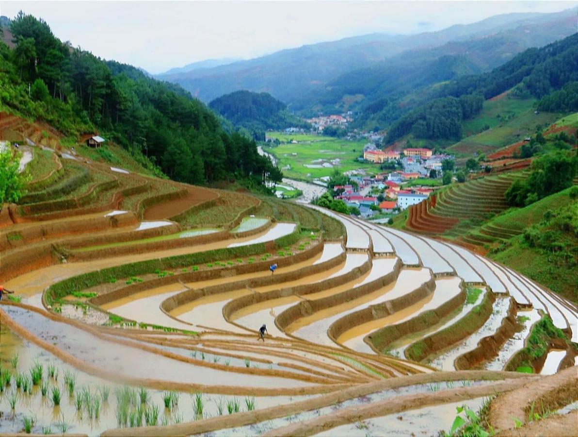 Dong Suoi H'Mong Homestay & Bungalow - Trek & Vegetarian Food Mu Cang Chai 外观 照片