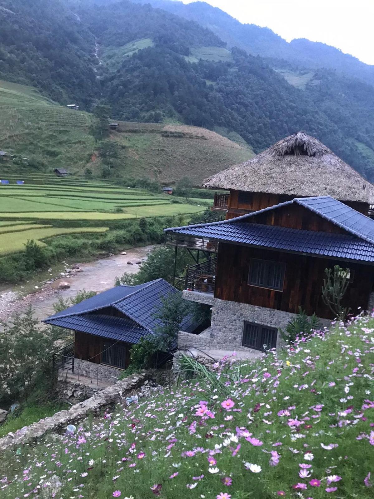 Dong Suoi H'Mong Homestay & Bungalow - Trek & Vegetarian Food Mu Cang Chai 外观 照片