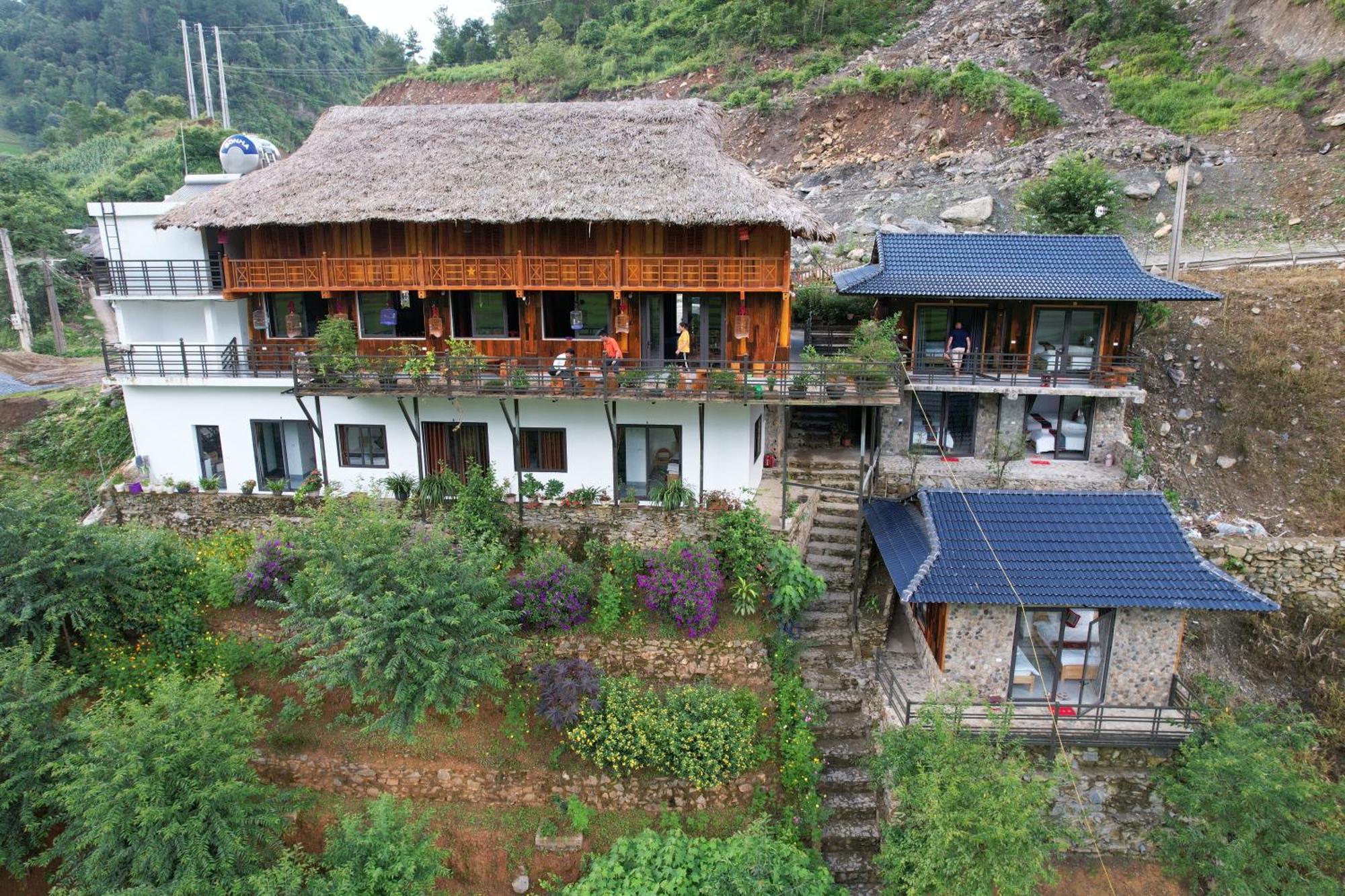 Dong Suoi H'Mong Homestay & Bungalow - Trek & Vegetarian Food Mu Cang Chai 外观 照片