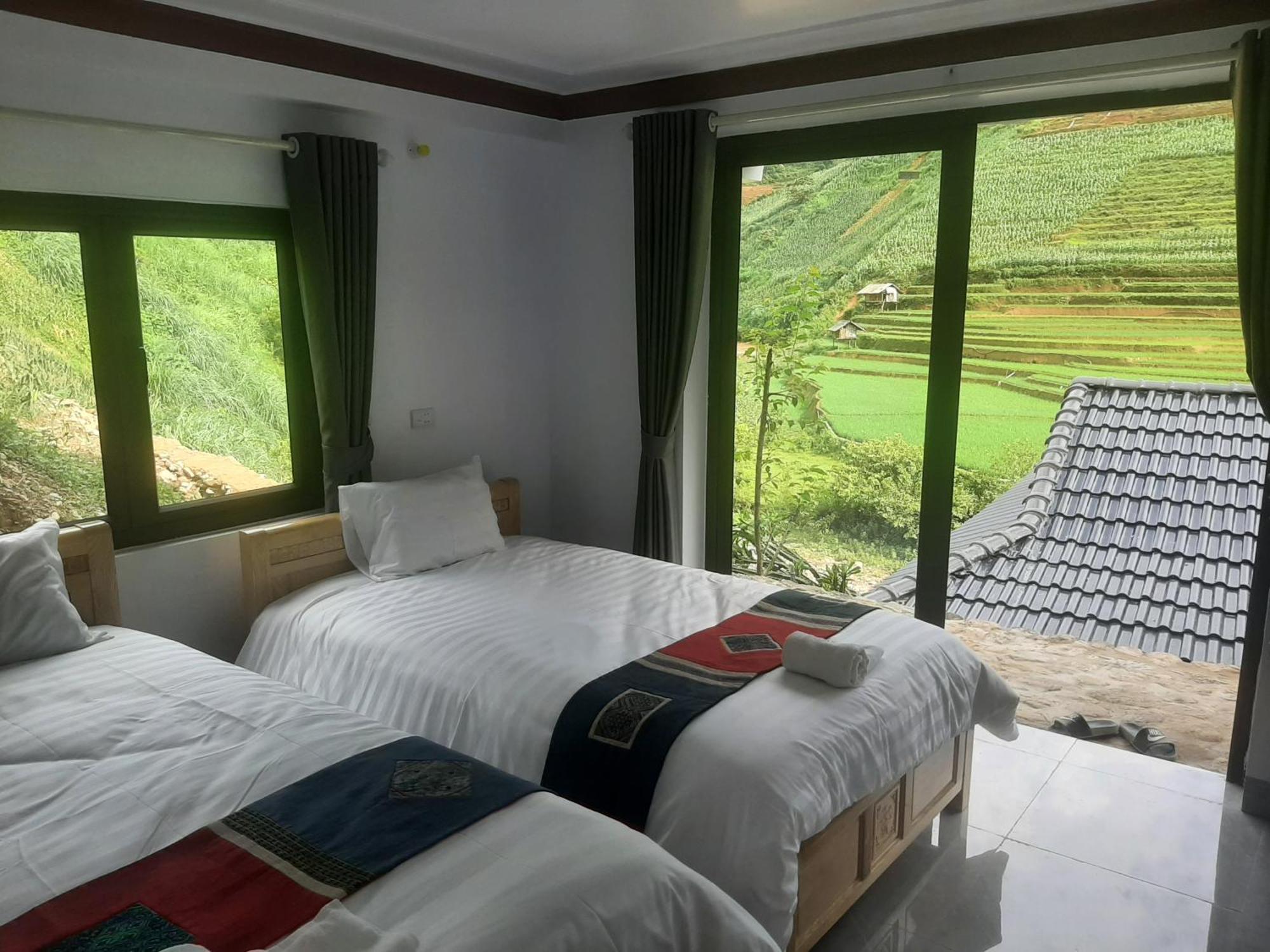 Dong Suoi H'Mong Homestay & Bungalow - Trek & Vegetarian Food Mu Cang Chai 外观 照片