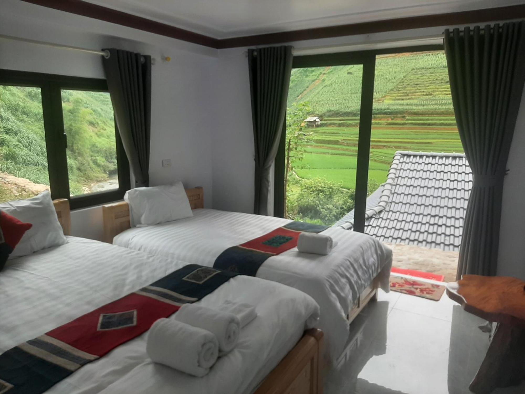 Dong Suoi H'Mong Homestay & Bungalow - Trek & Vegetarian Food Mu Cang Chai 客房 照片
